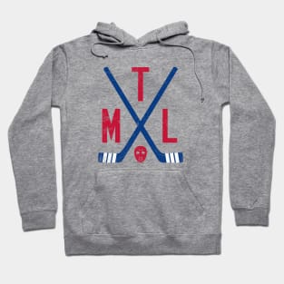 MTL Retro Sticks - White Hoodie